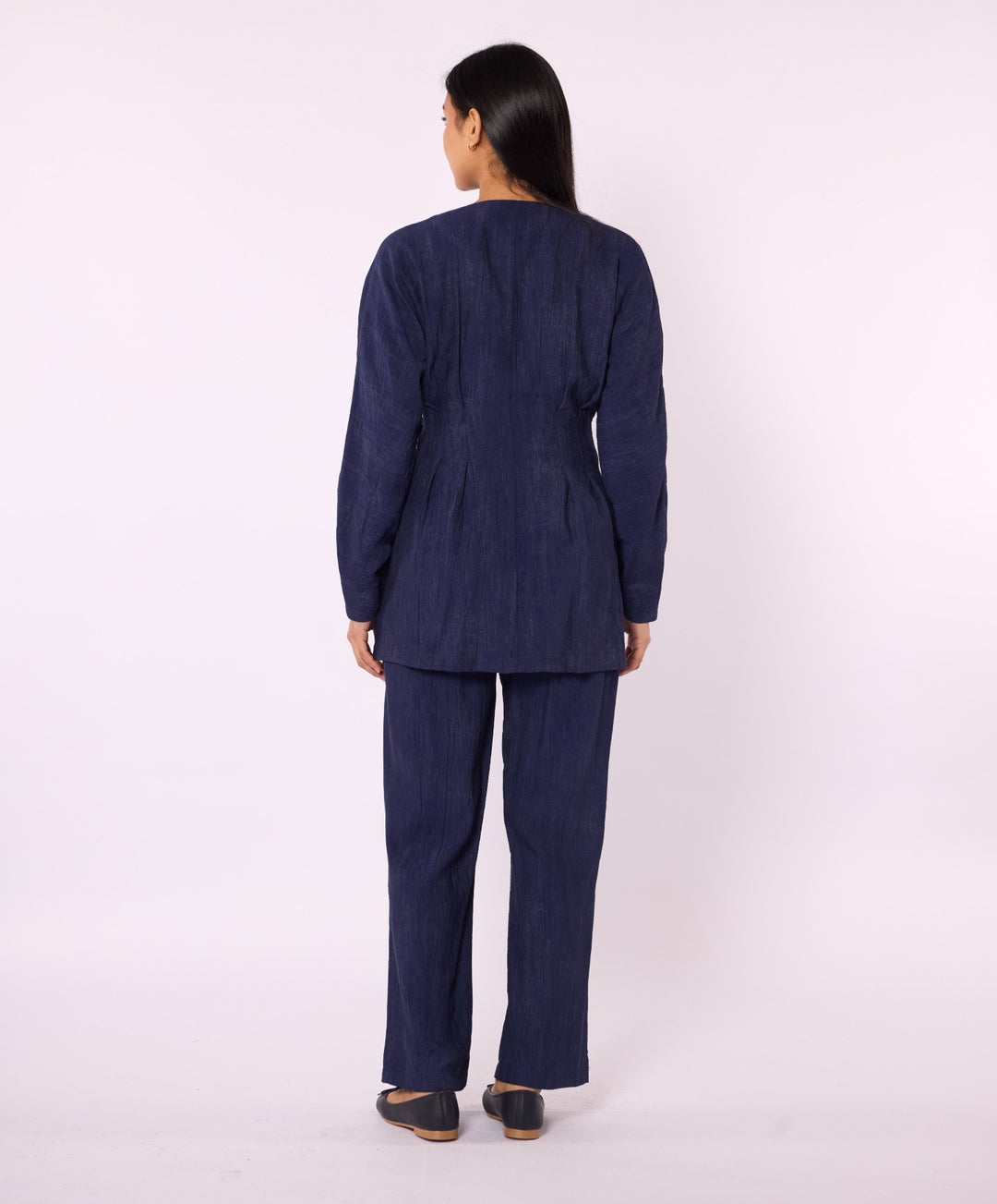 Kimono Ceketli Pantolonlu İkili Takım