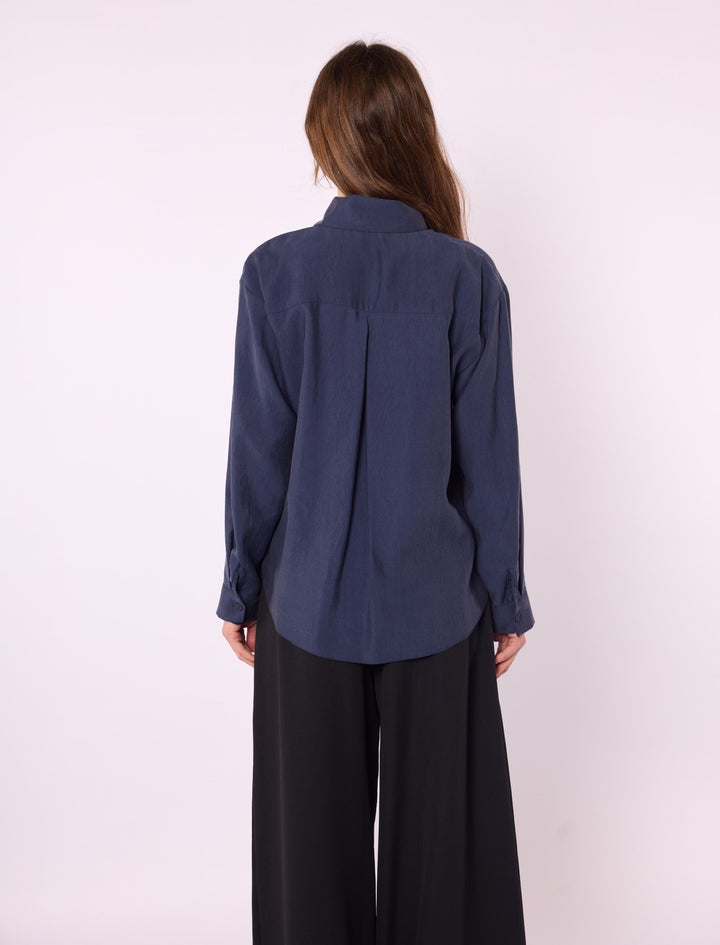 Fiyonk Detaylı Tencel Gömlek