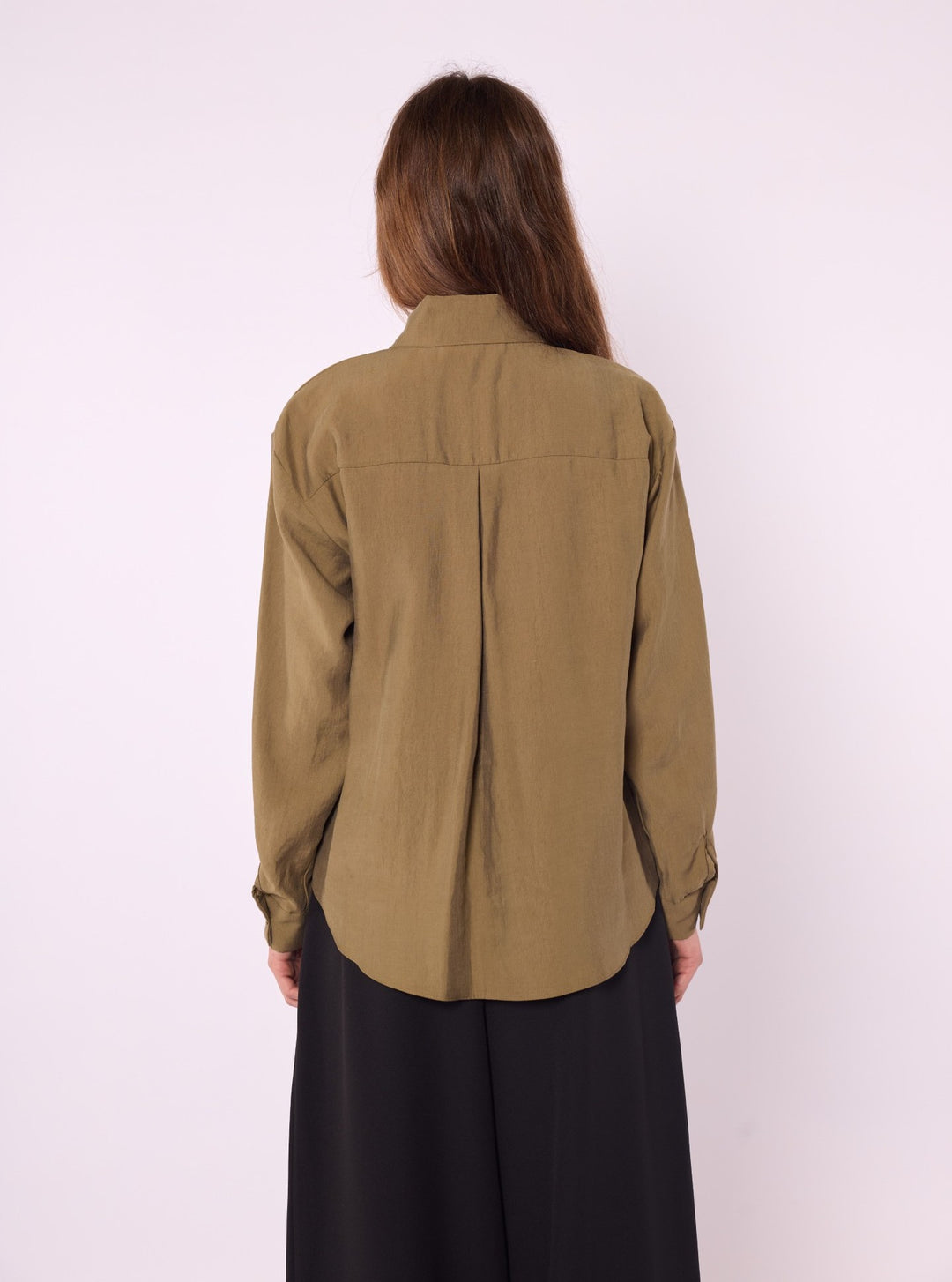Fiyonk Detaylı Tencel Gömlek