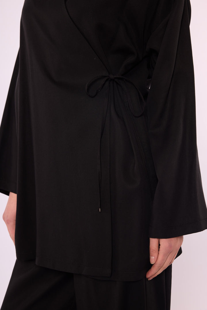 Kimono Ceketli Pantolonlu Takım