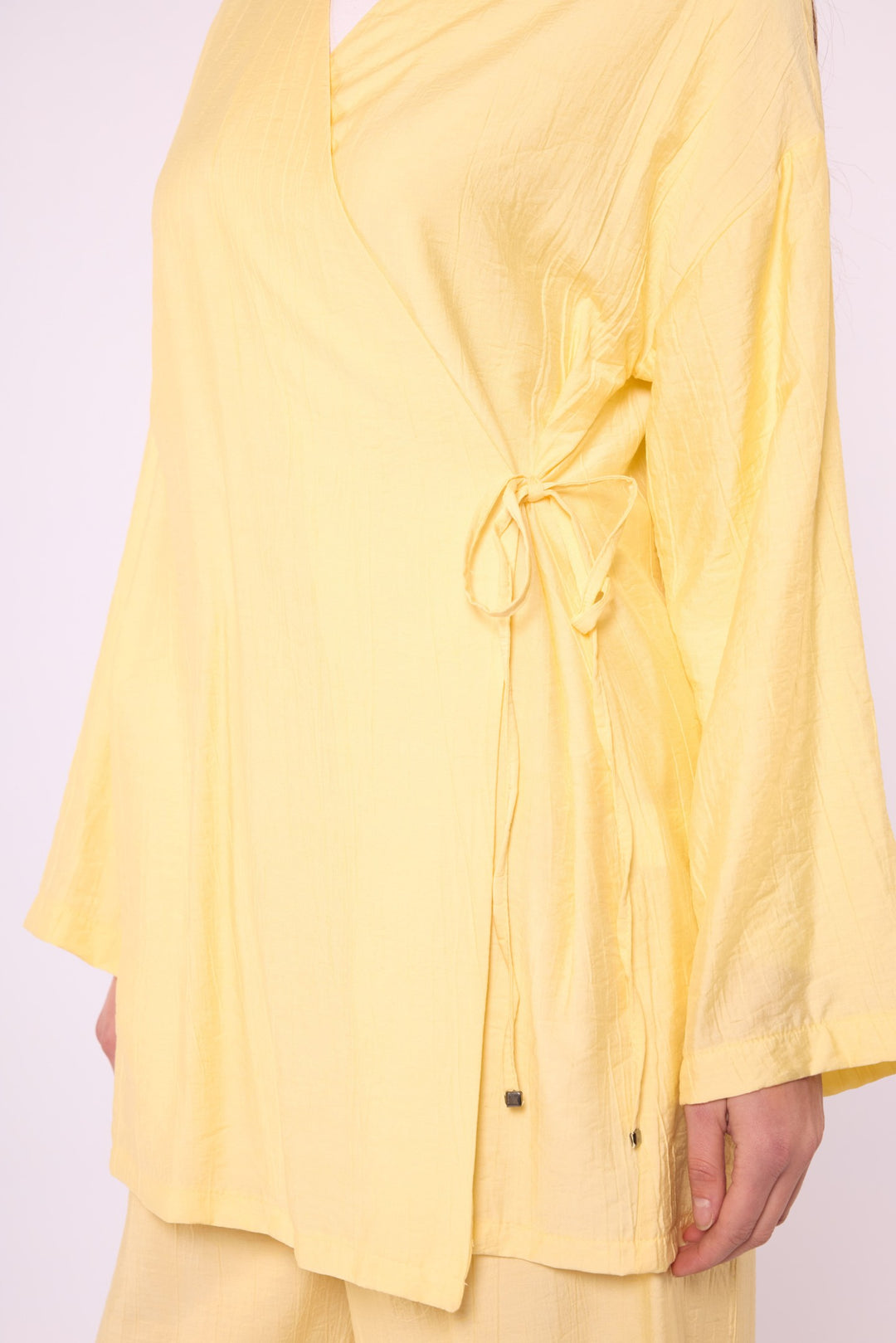 Kimono Ceketli Pantolonlu Takım
