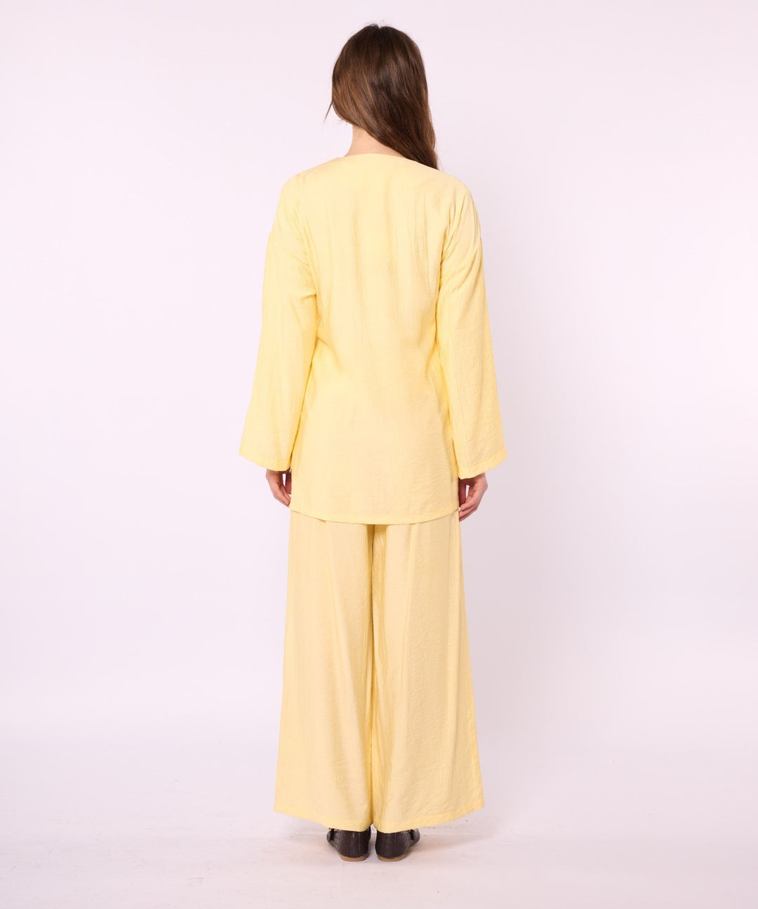 Kimono Ceketli Pantolonlu Takım