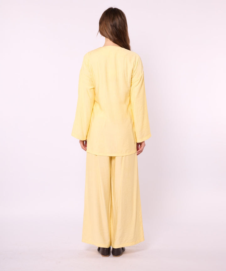 Kimono Ceketli Pantolonlu Takım
