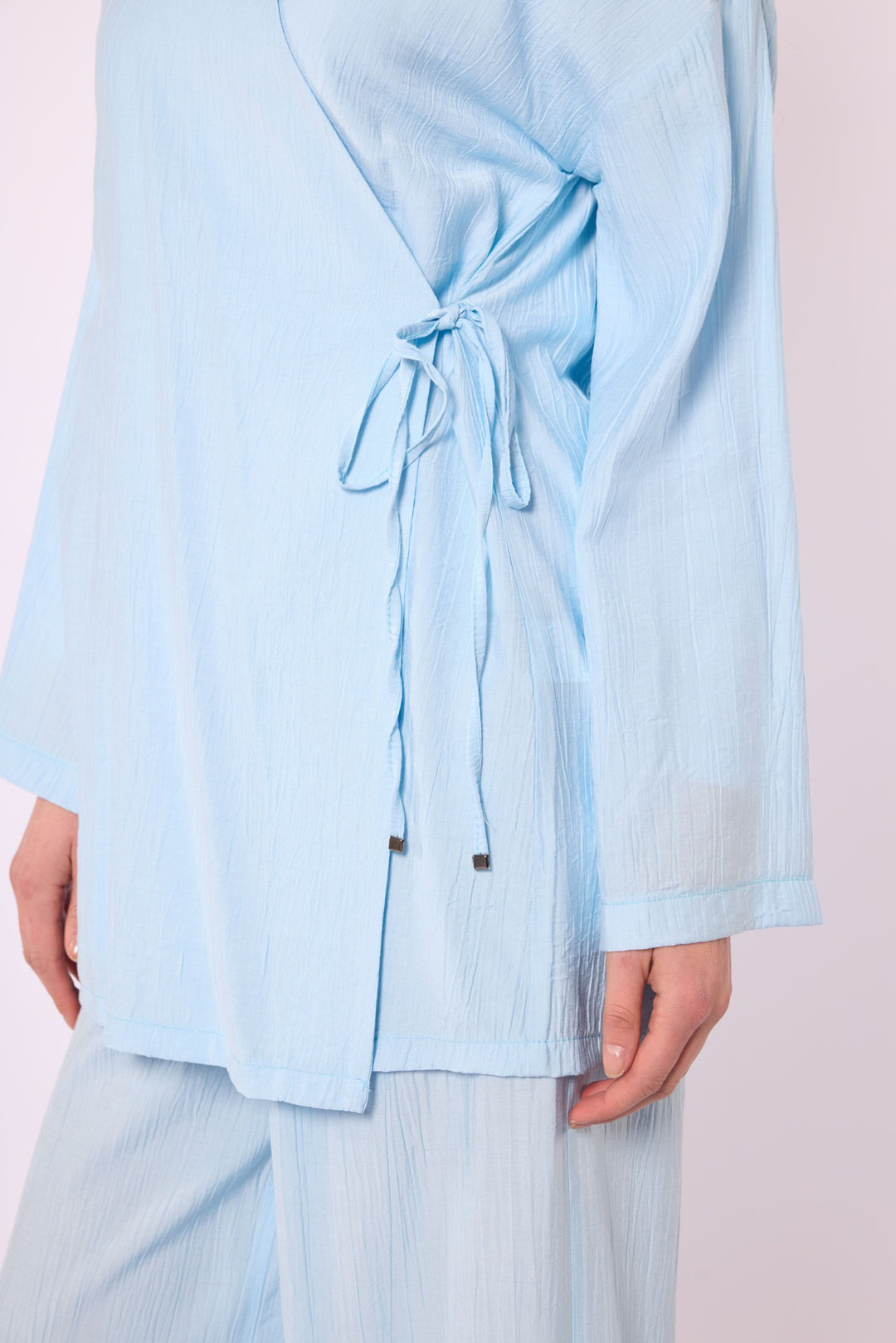 Kimono Ceketli Pantolonlu Takım