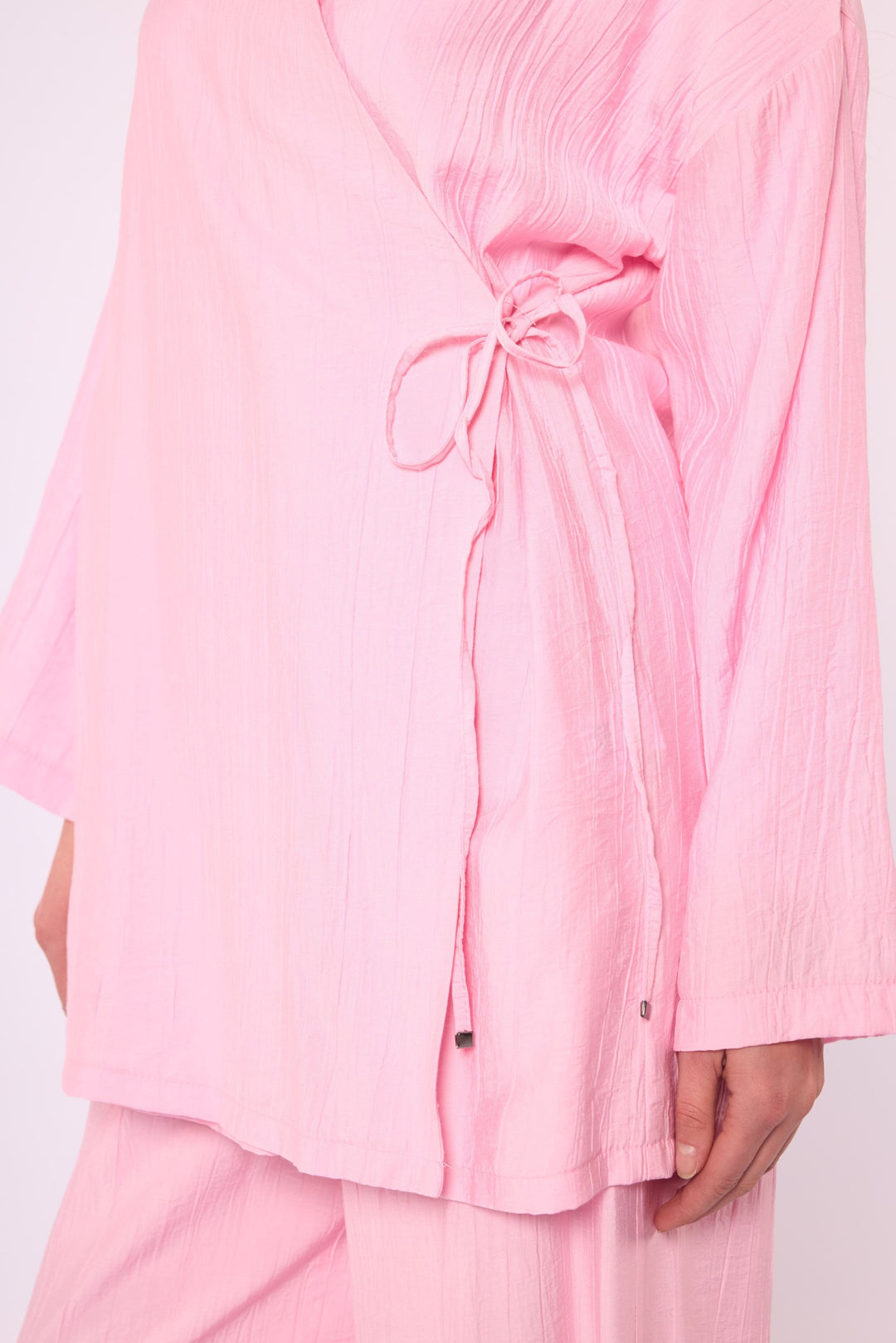 Kimono Ceketli Pantolonlu Takım