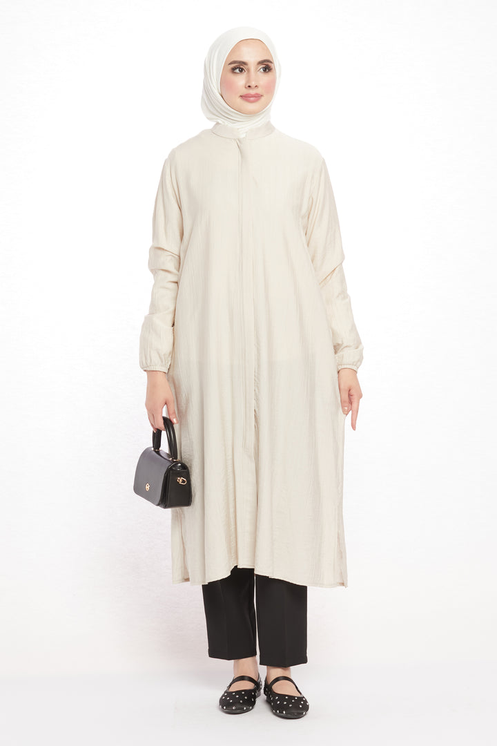 Hakim Yaka Basic Rahat Uzun Tunik