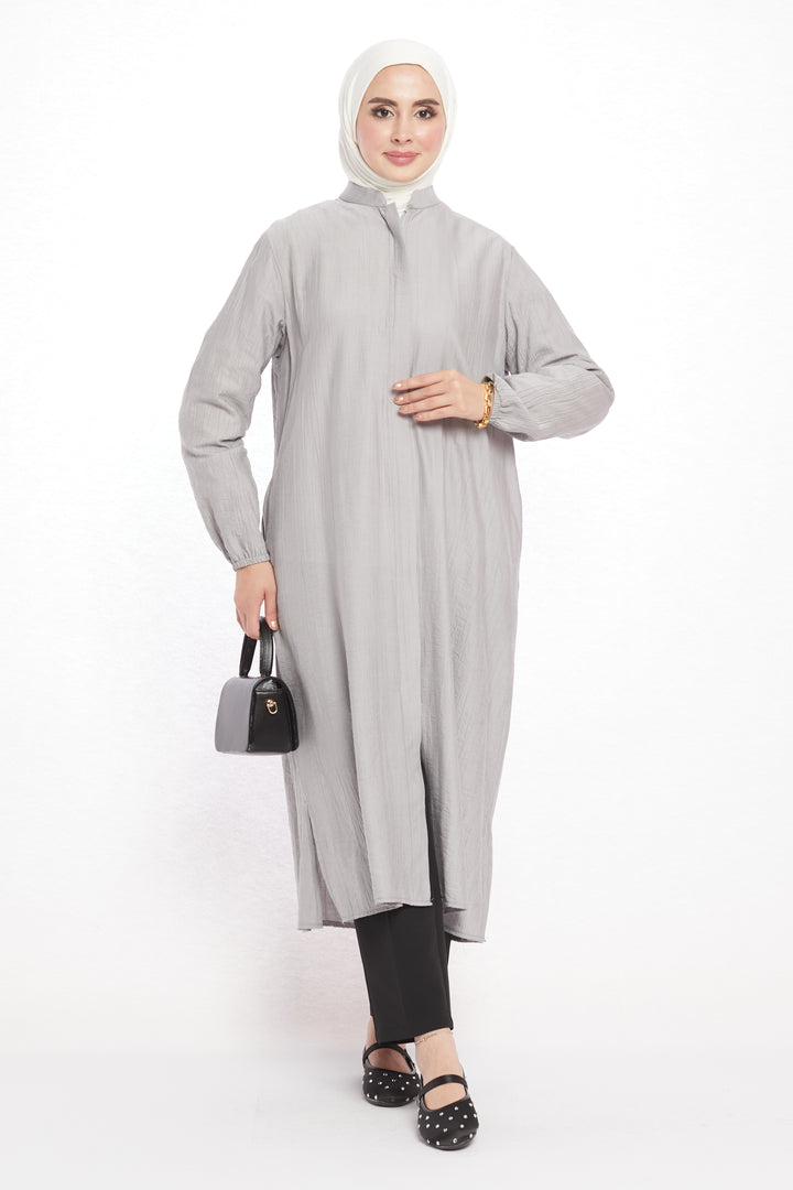 Hakim Yaka Basic Rahat Uzun Tunik