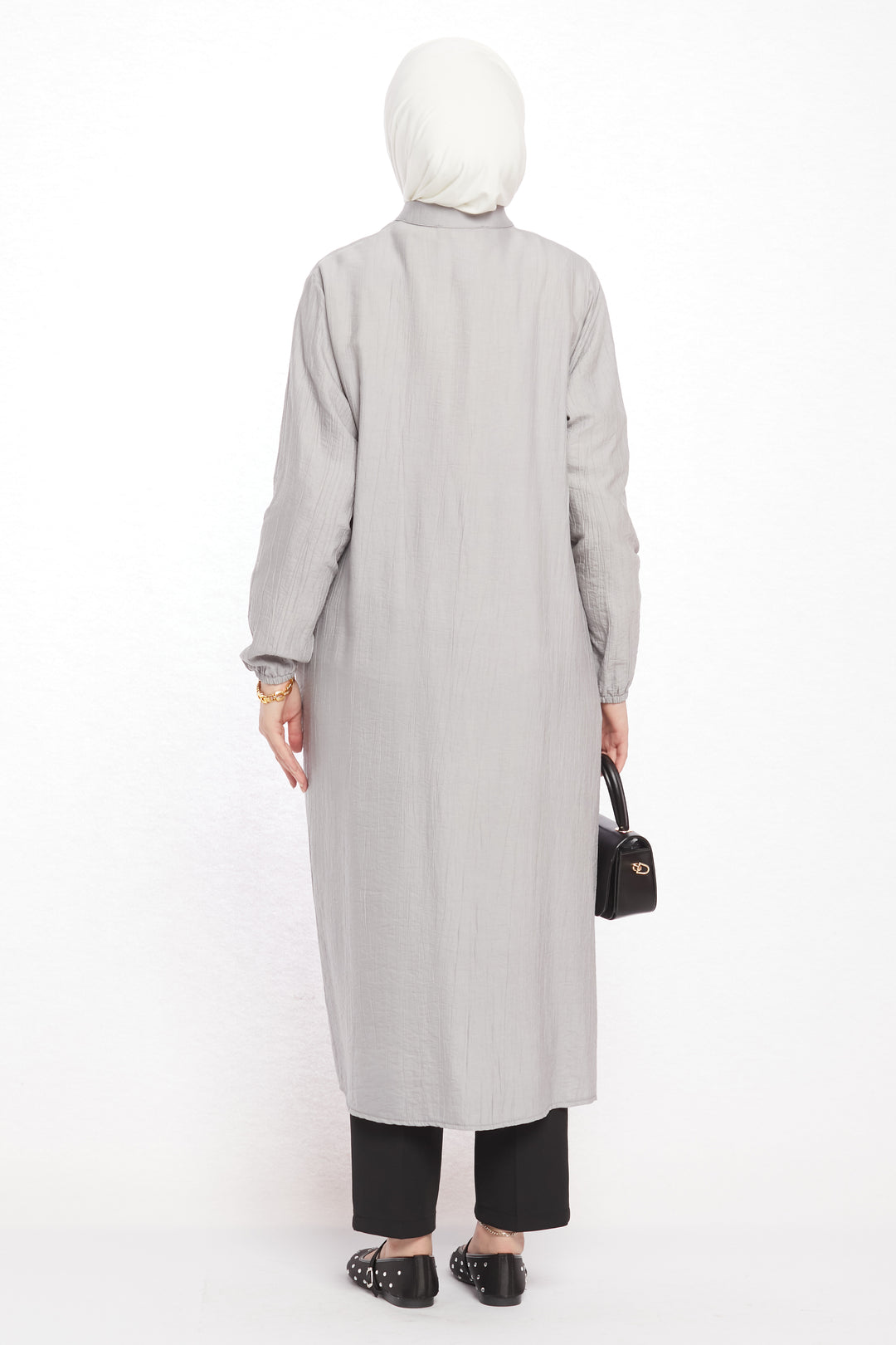 Hakim Yaka Basic Rahat Uzun Tunik
