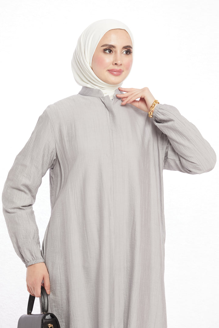 Hakim Yaka Basic Rahat Uzun Tunik