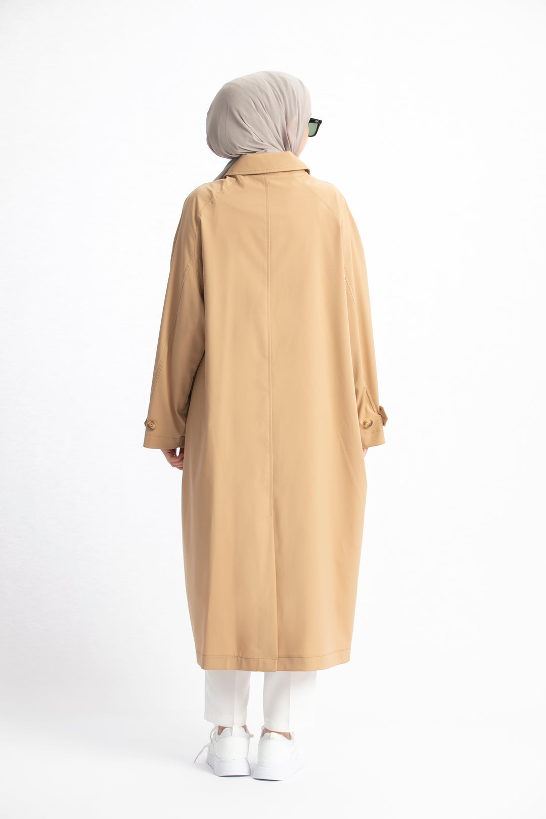 Oversize Stil Polo Yaka Kap