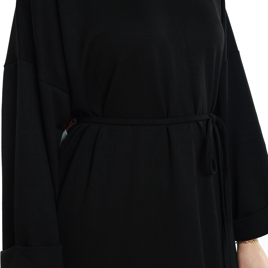 Oversize Pantolonlu Takım Bel Bağcıklı ve Kol Kat Detaylı ABACI Online Türkiye
