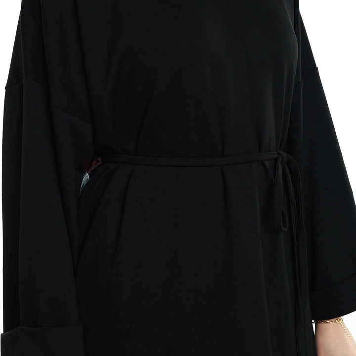Oversize Pantolonlu Takım Bel Bağcıklı ve Kol Kat Detaylı ABACI Online Türkiye