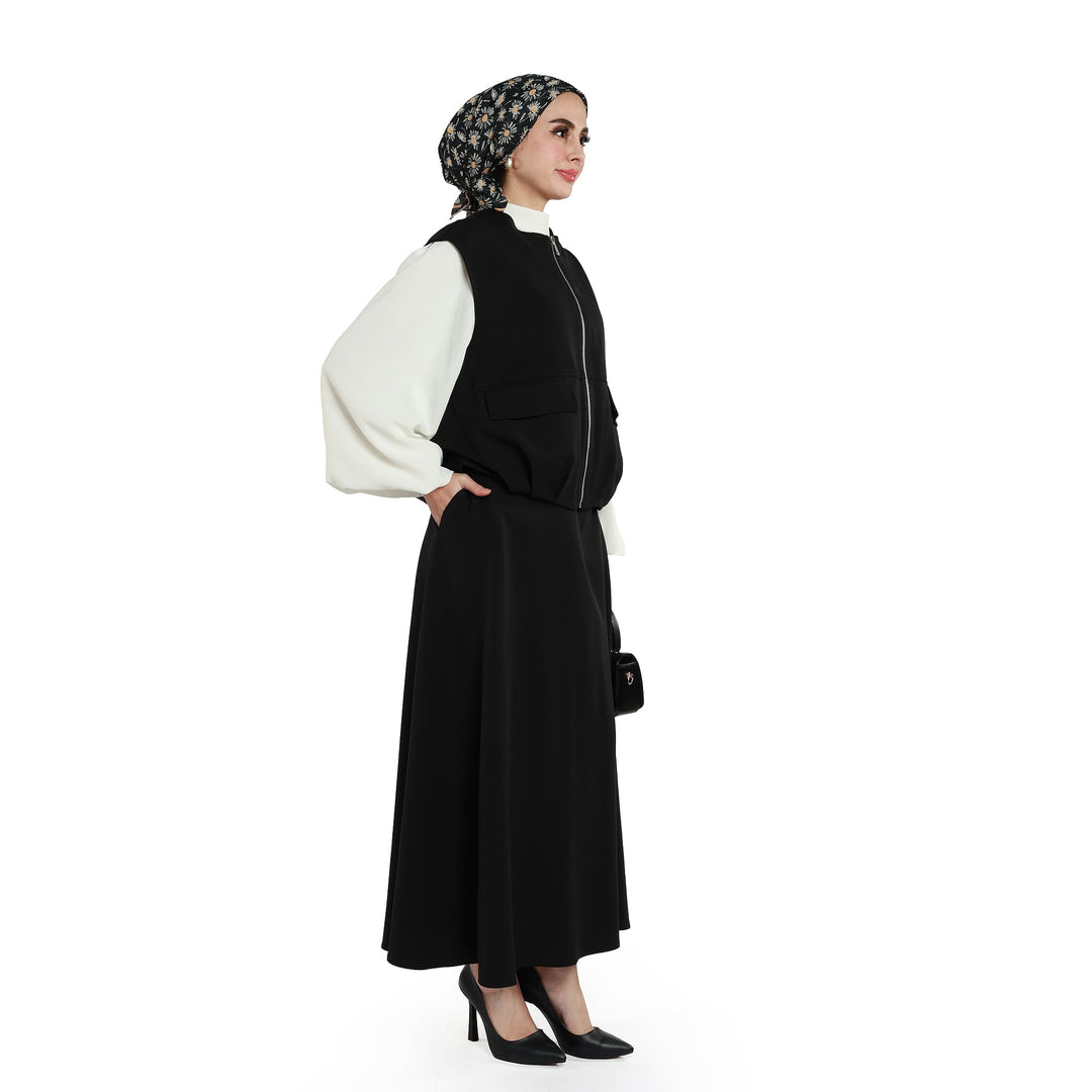 Fermuarlı Etekli Takım