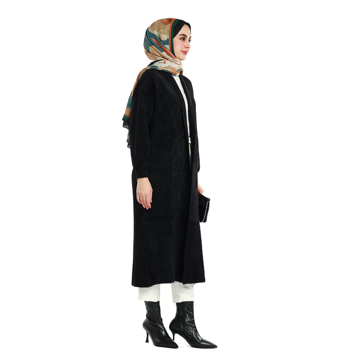 Şal Yaka Uzun Triko Tunik ABACI Online Türkiye