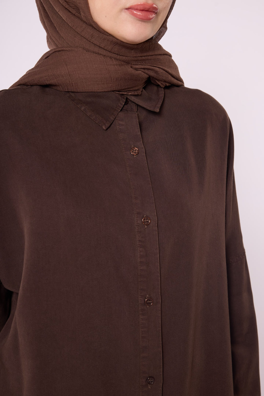 Polo Yaka Düşük Kol Tunik