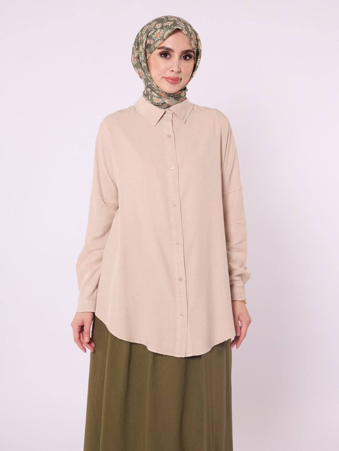 Polo Yaka Düşük Kol Tunik