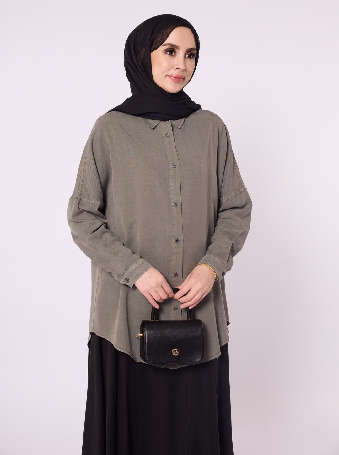 Polo Yaka Düşük Kol Tunik