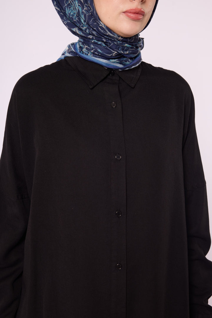 Polo Yaka Düşük Kol Tunik