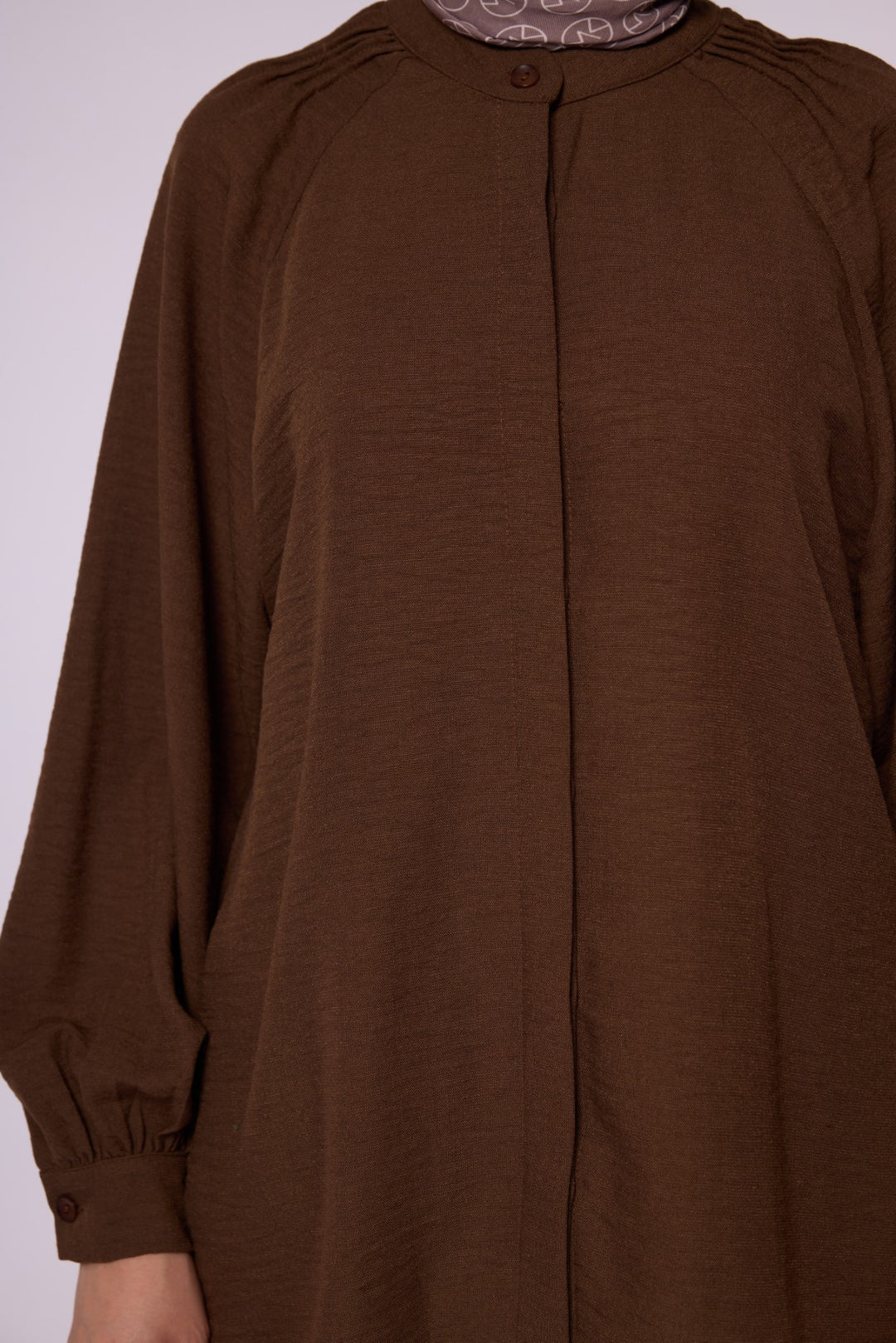 Reglan Kol Gizli Pat Tunik Gömlek
