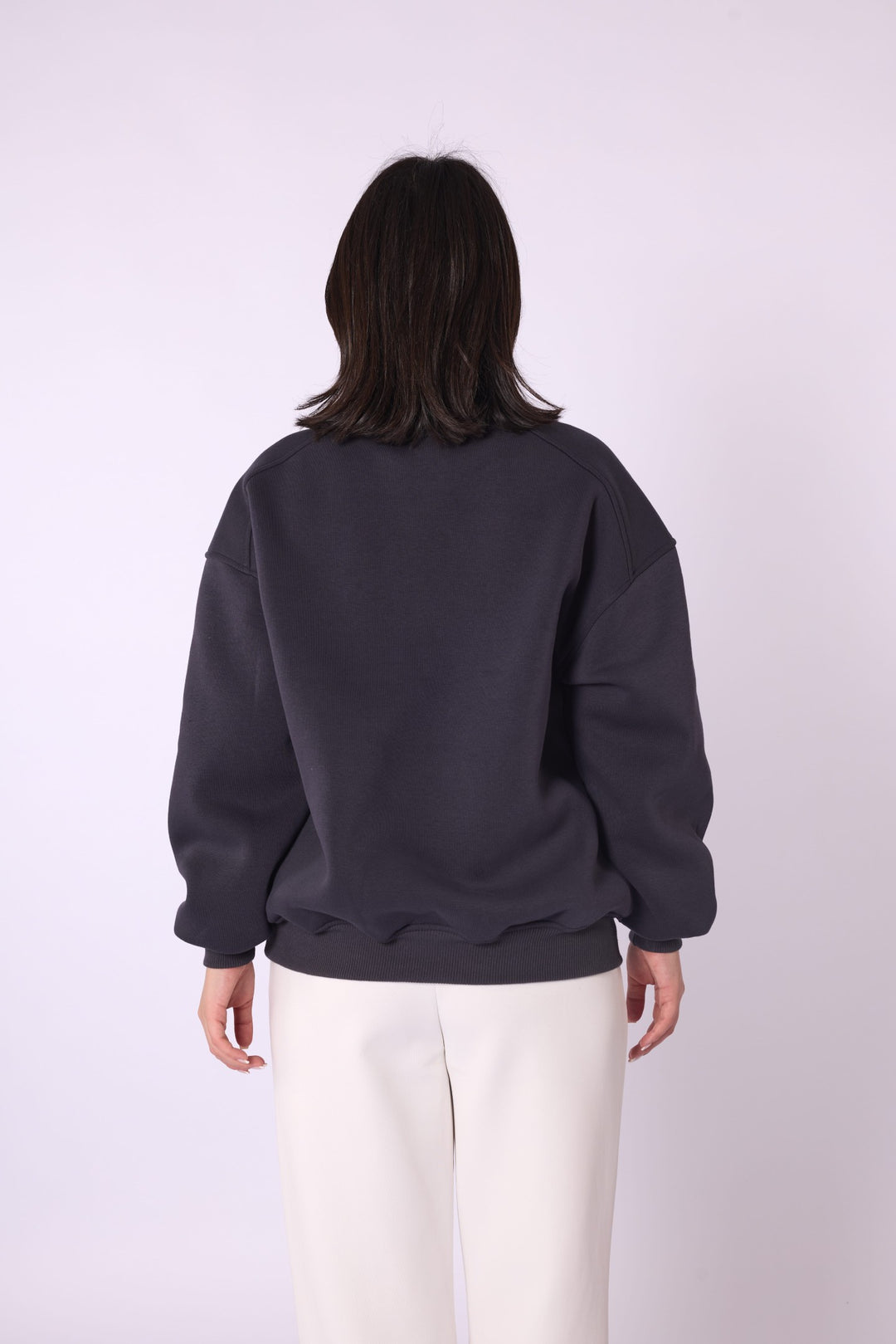 Geniş Kalıp Basic Sweatshirt